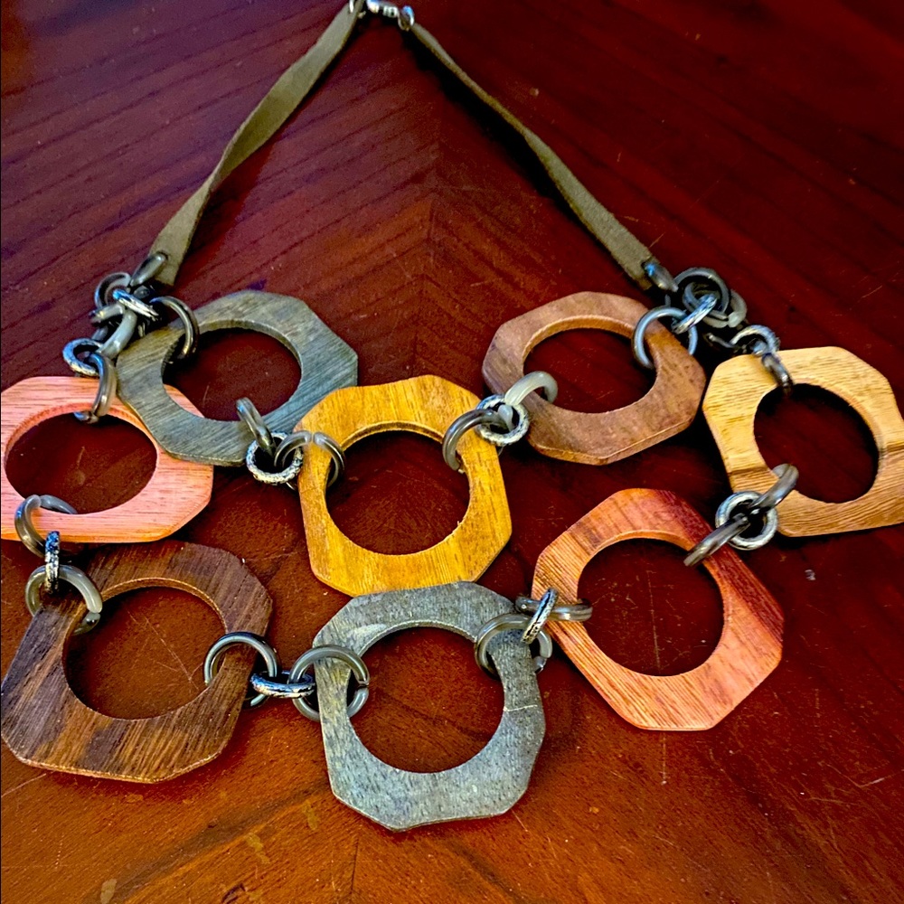 Wooden necklace